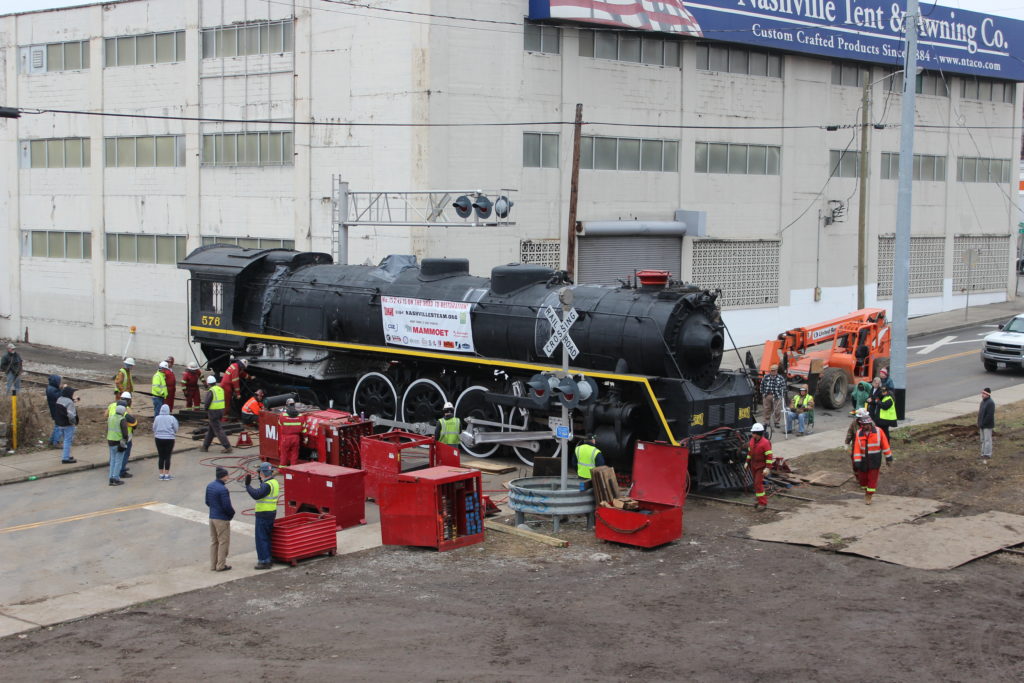 No. 576 Move Out of Centennial Park A Success! – NASHVILLE STEAM