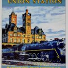 Vintage Travel Poster Sign, 576 Nashville Union Station