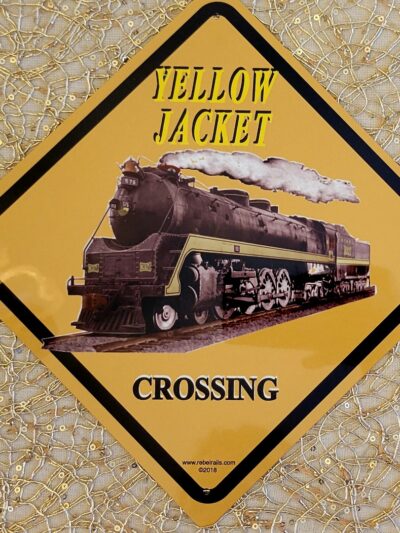 Yellow Jacket Crossing Sign